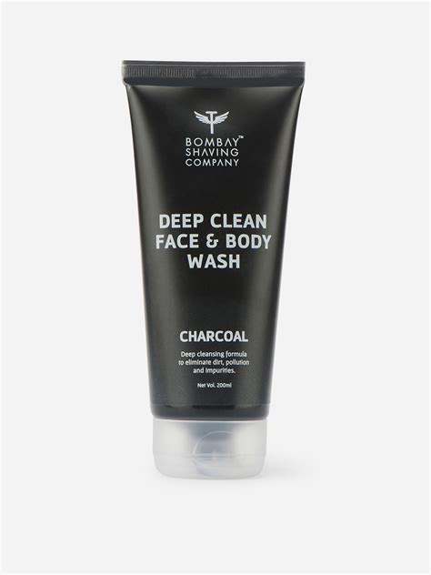 Buy Activated Charcoal Deep Clean Face And Body Wash 200 Ml For Men