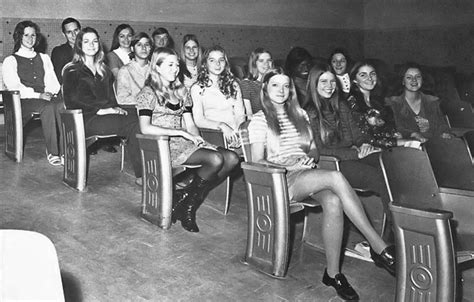 Mini Skirts In The Classroom In The Past ~ Vintage Everyday