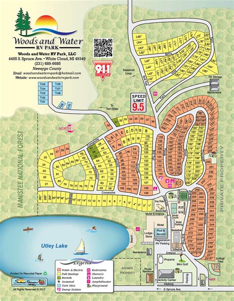 Site Map Rv Parks Map Site Map