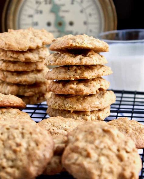 Lightly coat a large cookie sheet with cooking spray. Old Fashioned Oatmeal Cookies Recipe
