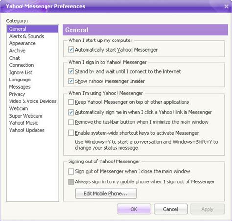 Yahoo Messenger For Windows Truerup