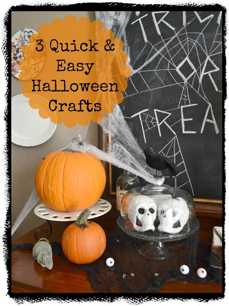 Three Quick And Easy Halloween Crafts Guest Posting At