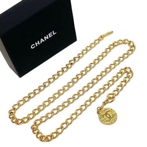Chanel Vintage 24k Gold Chain 1982 Belt Necklace Coco Gem