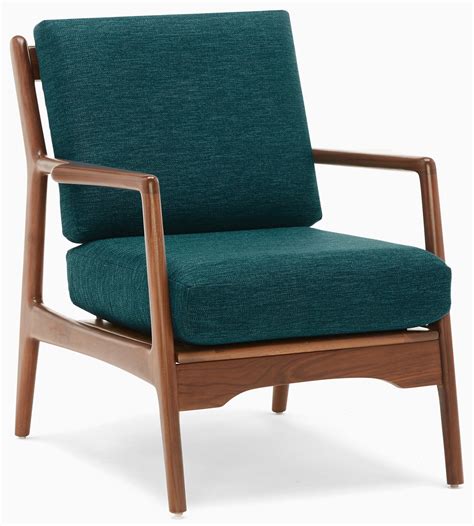 Collins Chair Mid Century Modern Armchair Chair Exposed Wood