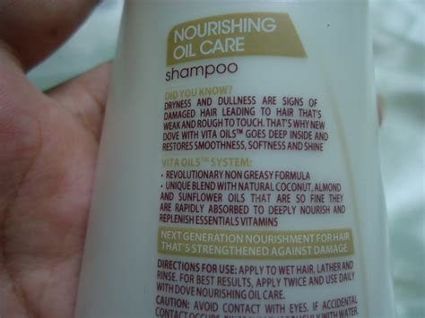 It is lightly scented and the oil is lightweight so absorbs into your hair quickly. Dove Nourishing Oil Care Shampoo,Conditioner Review | New ...