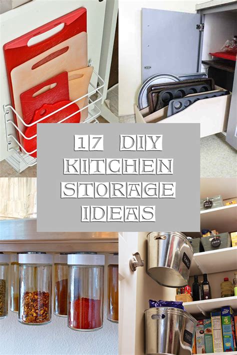 17 Creative Diy Kitchen Storage Ideas