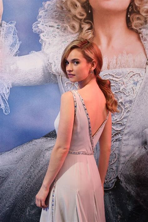 Lily James At The Cinderella Premiere In Mexico City On