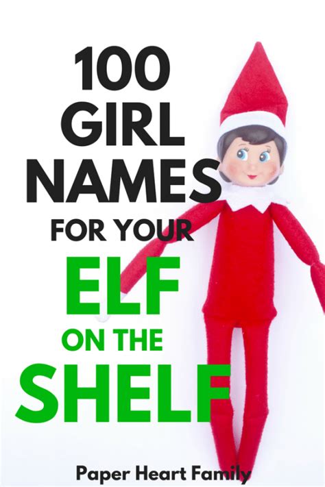 200 Elf On The Shelf Names With Elf Name Printable Artofit
