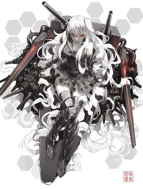 Aircraft Carrier Oni~kancolle By Nine Character Art Kantai