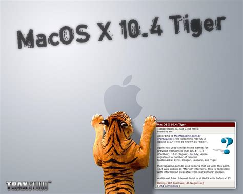 Mac Os X 104 Tiger Wallpaper Galerie Mactechnewsde