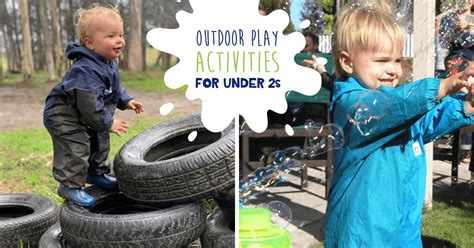 Outdoor Play Activities For Under 2s
