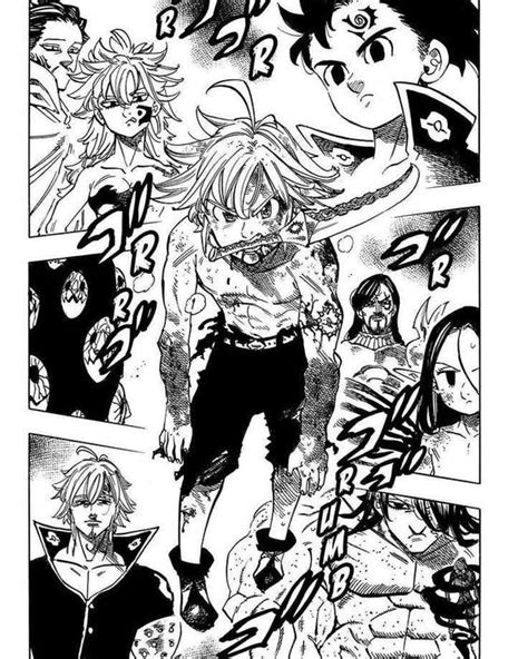 Seven Deadly Sins Manga Panel Meliodas Vs Nanatsu Nanatsu No Taizai Mangá