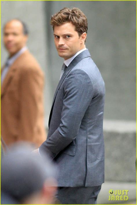 Jamie Dornan Is Back As Christian Grey For Fifty Shades Of Grey Reshoots See The New Set