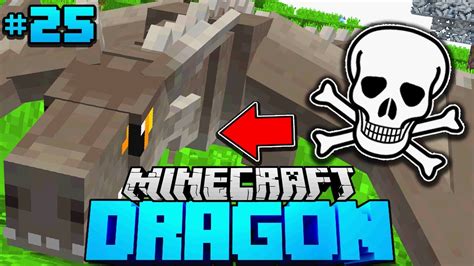 Kampf Gegen Einen Drachen Minecraft Dragon 25 Deutschhd Youtube