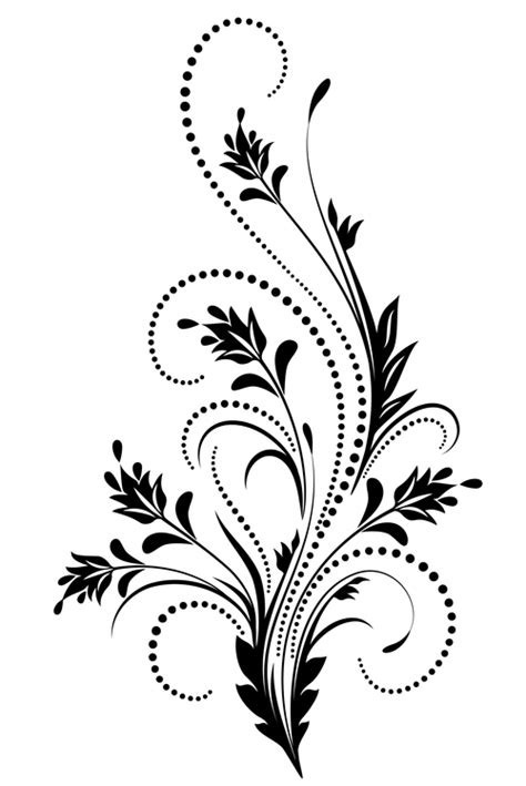 Floral Ornaments Illustration Design Vectors 02 Free Download