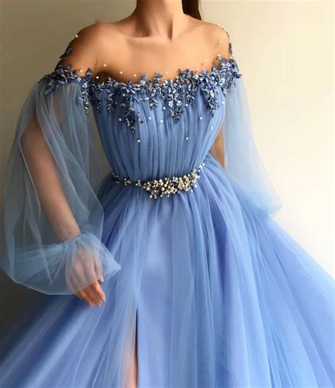 Charming Iris Gown Prom Dresses Blue Trendy Dresses Dresses