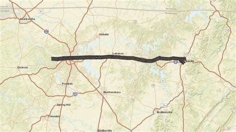 Interactive Map 3d Model Show Tornado Paths In Middle Tennessee