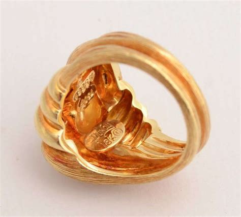 Henry Dunay Gold Domed Knot Ring At 1stdibs