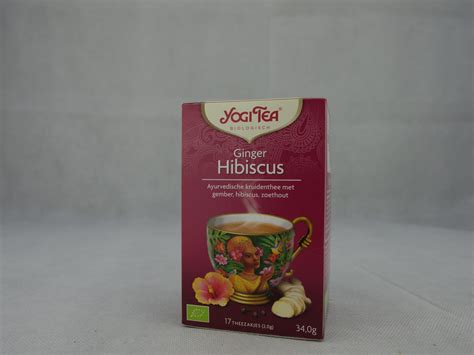 Yogi Tea Ginger En Hibiscus Thee Naturotheek Luzerne