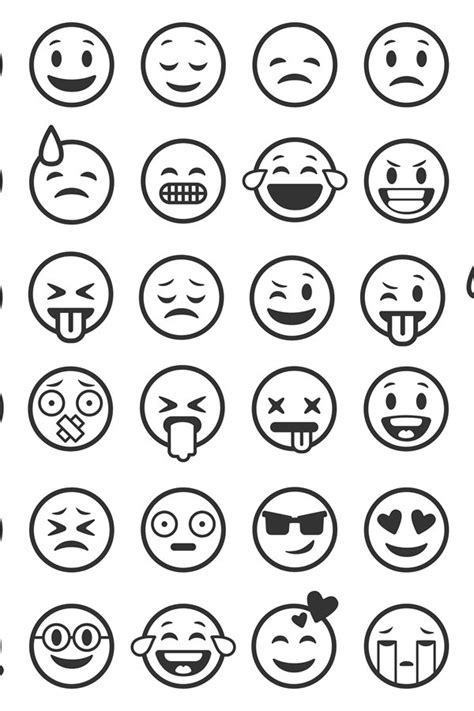 Emoticons Outline Emoji Faces Emoticon Funny 784111