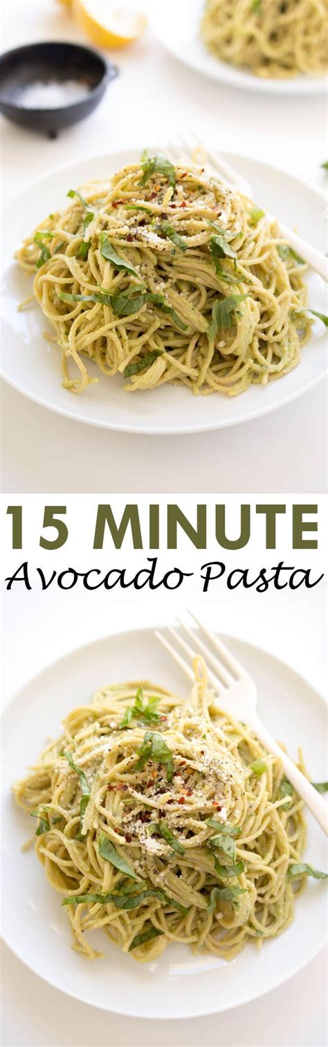 Quick 15 Minute Creamy Avocado Pasta An Easy And Healthy Meal The