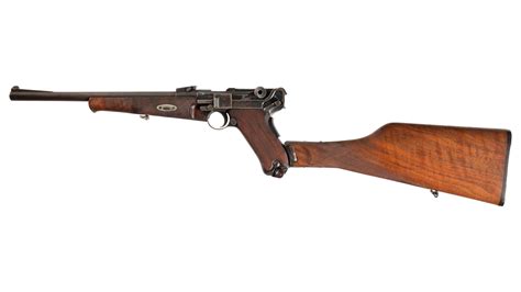 Dwm Model 1902 Luger Semi Automatic Carbine With Stock Rock Island