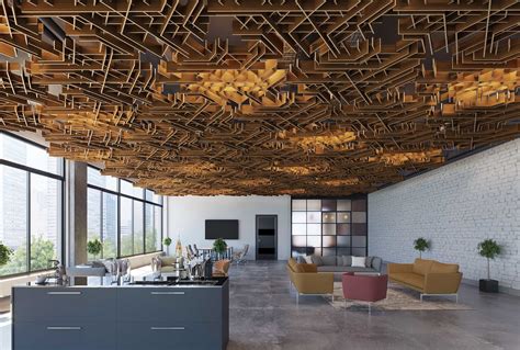 17 Ways To Bring Decorative Ceiling Panels Into Your Office Decor Arktura