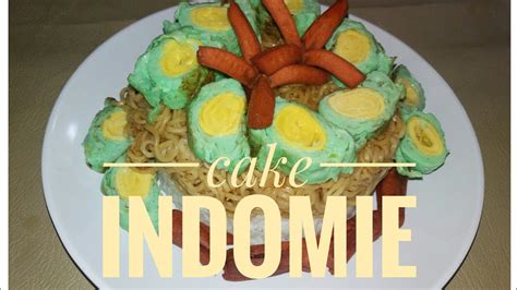 Cake Indomie Kreasi Indomie Ala Saya Youtube