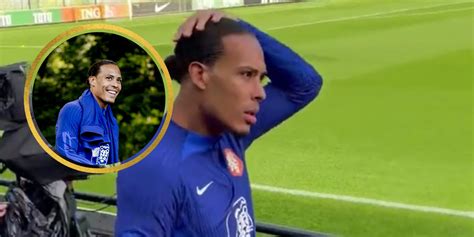 Virgil Van Dijk Reports To First Holland Training Session Ahead Of