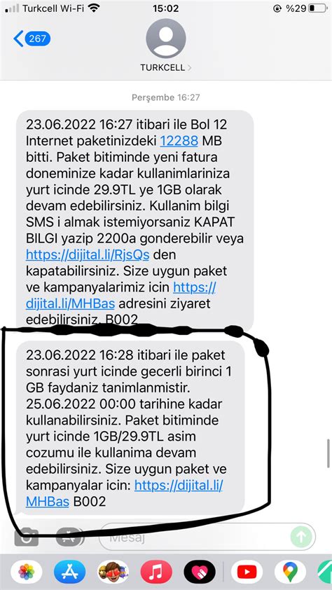 Turkcell Nternet A M Paketi Kullanmad M Halde Neden Yenileniyor