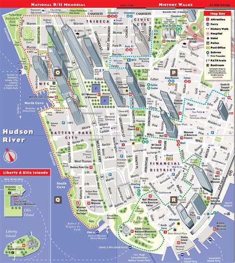 Tourist Map Of Manhattan Time Zones Map World