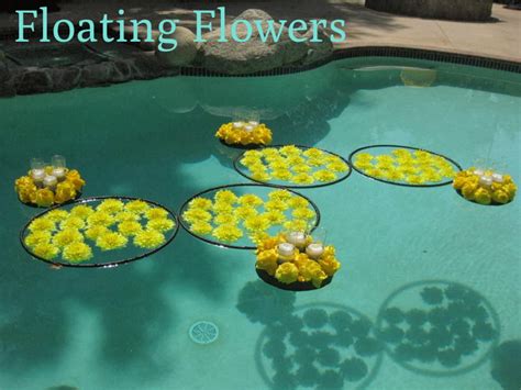 Floating flowers if your outdoor wedding will take place at a resort or hotel with a pool, investigate the possibility of adding floating decorations to the water. Some Inspirational Wedding Flowers Arrangement
