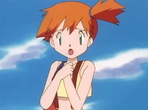 Misty From Pokemon Anime Character With Red Hair