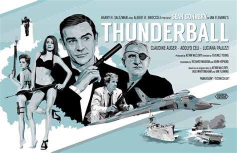 James Bond 007 Fan Art Officieux Thunderball 17 X 11 Etsy France