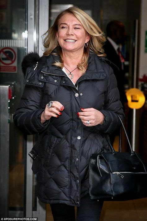 Smiling Amanda Redman Emerged Looking Cheerful And Relaxed On Friday