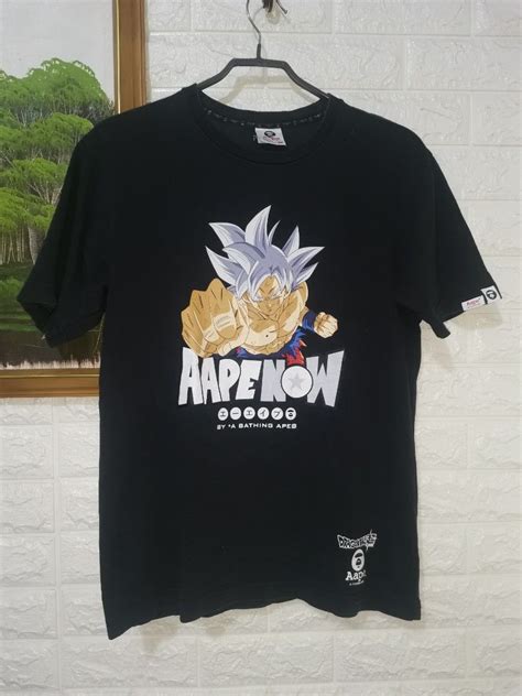 Original Bape Aape X Son Goku Dragonball Z Shirt On Carousell