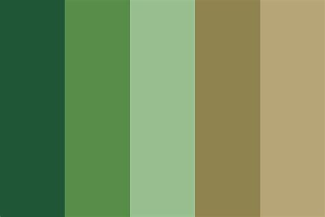 Green Pine Forest Color Palette Colorpalettes Colorschemes Design