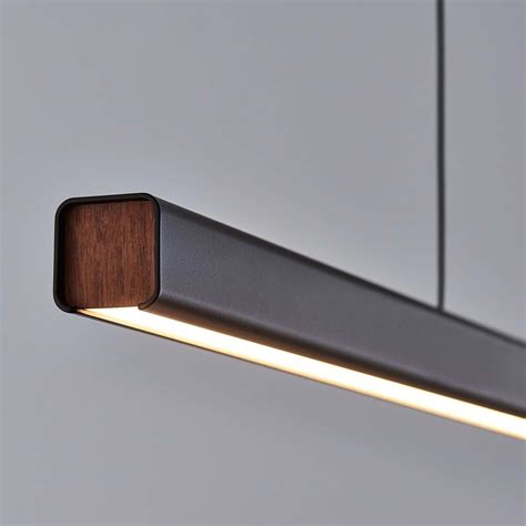 Black Finish Ledlamp Linear Pendant Lighting Interior Lighting