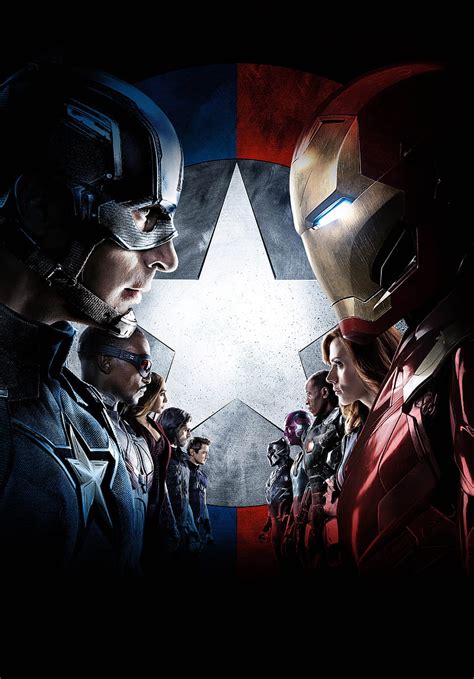 Civil War Captain America Iron Man Marvel Hd Phone Wallpaper Peakpx