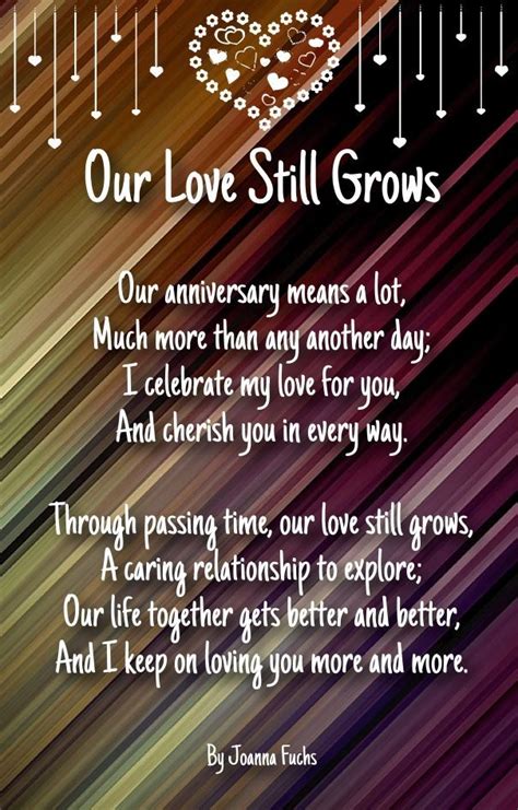 More than fifty love anniversary quotes for him. Short Anniversary Poems for Husband | Anniversary quotes ...