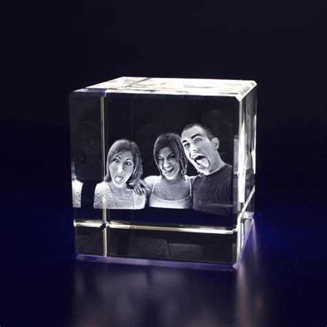 Photo Crystal Cube Small 3D Photocrystal Com Au