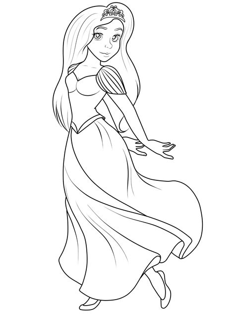 Malvorlage prinzessin