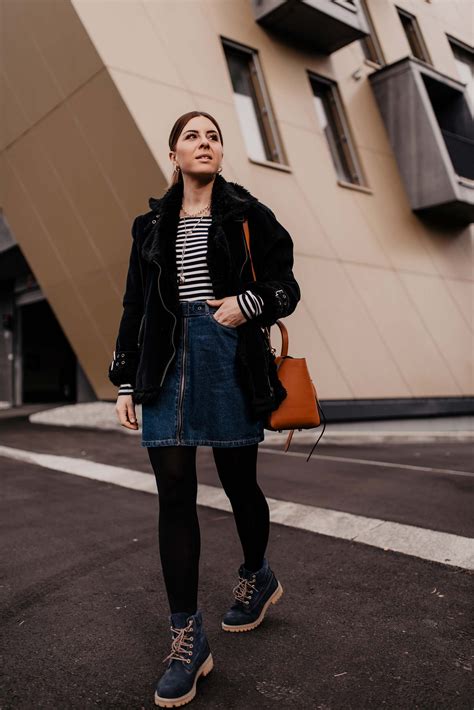 Outfit-Ideen: So gut lässt sich ein Jeansrock im Winter kombinieren!