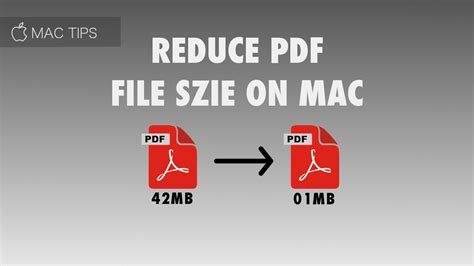 How To Reduce Pdf File Size On Mac Without Loosing Quality Youtube