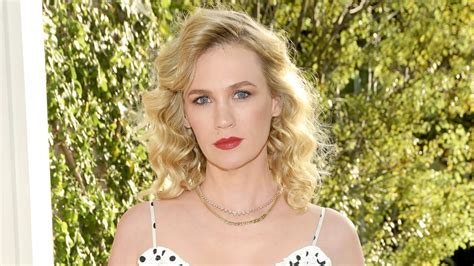 January Jones Poses Topless To Remind Women To Get Mammograms