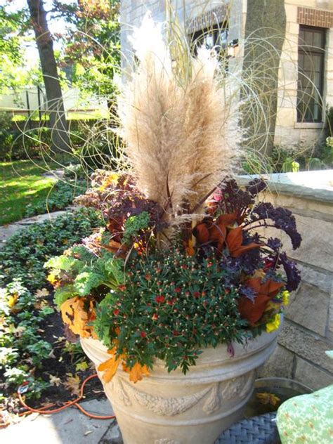 Fall Container Gardens Fall Containers Container Gardening Flowers