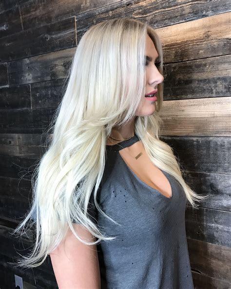 platinum blonde by hammerhair julliehammer thewearhouse hammersalon hair hair styles hair