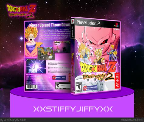 Pecinta game playstation dragon ball z: DragonBall Z: Budokai 2 PlayStation 2 Box Art Cover by xXStiffyJiffyXx