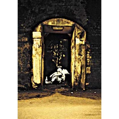 Banksy Canvas Print Fallen Angel The Banksy Shop