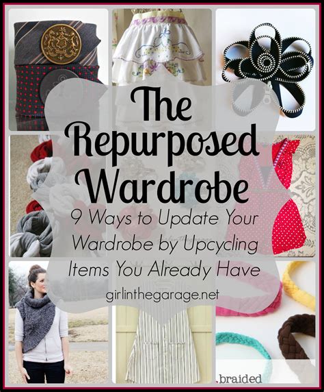 The Repurposed Wardrobe: 9 Upcycle Projects | Girl in the Garage®